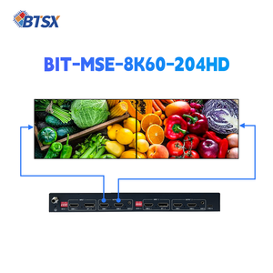 معالج شاشات متعددة عالي الدقة 4K60 و8K60 بنسبة 3×1 و4×1 لعرض LCD في المعارض، وحدة تحكم لجدار فيديو تلفزيوني 2×2 - Product Image 3