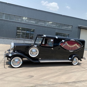 High-end Quality Black Funeral Vintage Car Supplier Electric High Quality Funeral Classic Car Special Transportation - Product Image 4