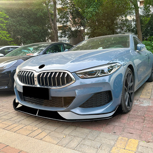 Amp-Z Front <b>Lip</b> <b>Splitter</b> Carbon Fiber Texture Matte Finish For Bmw 8 Series G14 G15 G16 M Sport 2019+ - Product Image 2
