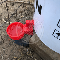 Nouvelle Abreuvoir Automatique en Plastique pour Poulets avec Gravité et Valve pour l'Approvisionnement en Eau des Volailles