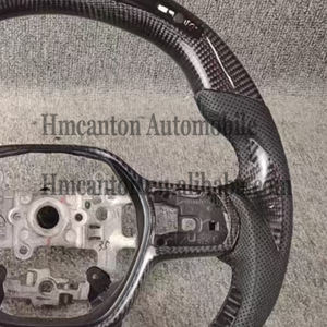 Quality Wholesale Carbon Fibre Perforated Leather LED Car Steering <b>Wheel</b> for Honda Civic 11th Car Steering <b>Wheel</b> - Product Image 4
