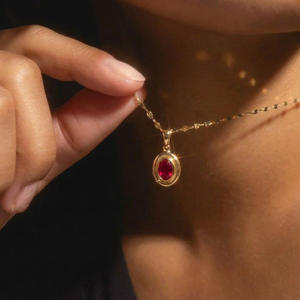 สร้อยคอเปิดได้ MECYLIFE เครื่องประดับทองแดงสไตล์พังก์ จี้หินประจำเดือนเกิด ของขวัญวันหยุดสุดเก๋ สร้างสรรค์ได้ตามต้องการ - Product Image 3