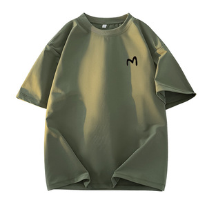 T-shirt da uomo in cotone pesante 330g, <span class=keywords><strong>super</strong></span> pesante 300gsm, spessa, oversize, con spalle scese, girocollo, vestibilità squadrata - Product Image 6