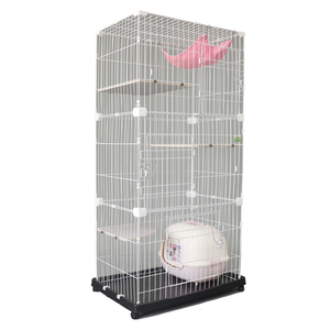 <span class=keywords><strong>Cage</strong></span> pour furet et Chinchilla en acier au carbone, 3 niveaux, livraison gratuite - Product Image 2
