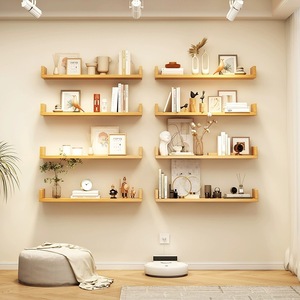 Wall Mounted <b>Shelf</b> Rectangle Multipurpose Storage Rack For Home Living Room Bookshelf <b>Display</b> <b>Unit</b> - Product Image 2