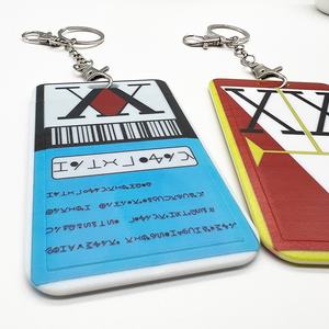 Anime Hunter X Hunter carte de licence porte-clés <span class=keywords><strong>Hisoka</strong></span> Kurapika Killua Zoldyck PVC porte-clés pendentif <span class=keywords><strong>Cosplay</strong></span> accessoire cadeaux - Product Image 4