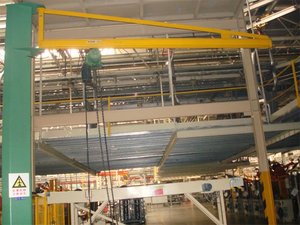 رافعة عمودية مثبتة على الأرض أو الحائط بذراع متحرك سعة 2 طن ورافعة ذراعية سعة <span class=keywords><strong>1</strong></span> طن بسعر مميز - Product Image 5