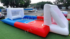 Terrain de football gonflable avec buts intégrés et sol, grande arène professionnelle pour événements, idéale pour les yachts et les centres de villégiature - Product Image 4