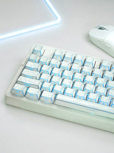 لوحة مفاتيح ميكانيكية Zornher ZH980 Cloud Feather Emerald بـ 98 مفتاحًا كاملة الحجم قابلة للتبديل السريع مع لوحة أرقام - Product Image 3