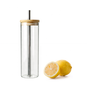 700ml verre bouteille large bouche <span class=keywords><strong>mike</strong></span>/thé/pot de café en verre bouteille d'eau avec réutilisable qui respecte <span class=keywords><strong>l</strong></span>'environnement - Product Image 2