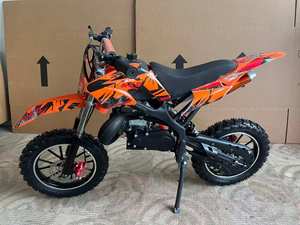 Minimoto Todoterreno de Gasolina de 49cc y 2 Tiempos para Niños, Motocross, Nueva Minimoto de Aventura, 40-60km/h - Product Image 2