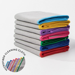 Microfiber Cleaning Cloth <b>Set</b> 6 Pcs Colorful Absorbent Lint Free For Glass Kitchen Dishware Household Use - Product Image 1