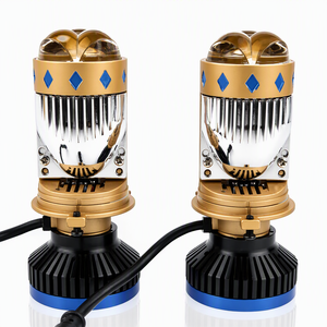 Faro a Proiezione Bi-LED H4 Mini, 6000K Super Luminoso, Ottico 12V, Nuovo Modello Universale per Auto, Lampadina Hi/Lo Beam, Avvio Rapido - Product Image 2