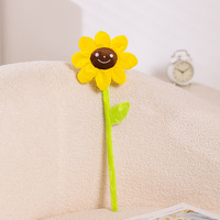 Peluche de tournesol en forme de personnage de dessin animé, jouet de Noël