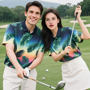 Tenues avec impression personnalisée, polos de golf par sublimation, t-shirts en polyester tricoté brodé, <span class=keywords><strong>polo</strong></span> pour couple, uniforme - Product Image 1