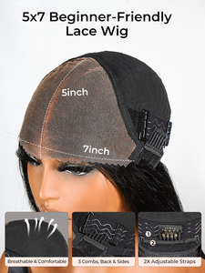 Glueless nguyên Ấn Độ Miến Điện xoăn tóc giả 5x7 Pre cut HD ren phía trước tóc giả chất lượng cao tóc con người Pre ngắt chân tóc tự nhiên - Product Image 6