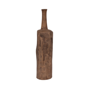 Scultura decorativa in legno a forma di bottiglia per mensola del soggiorno, tavolino da caffè - Product Image 3