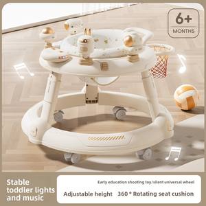 <span class=keywords><strong>Poussette</strong></span> à main multifonctionnelle anti-renversement pour les tout-petits Chariot de <span class=keywords><strong>marche</strong></span> pour enfants <span class=keywords><strong>avec</strong></span> cadre en plastique anti-O-Shaped Legs - Product Image 2