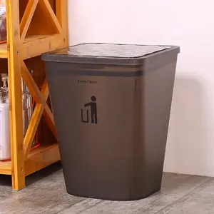 Hausmüll Mülleimer Küche Kunststoff Lebensmittel abfall behälter auslaufs icher PP 12L Hersteller Kunststoff Mülleimer