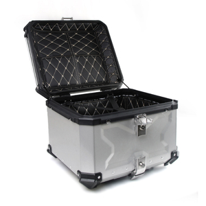 Caja trasera de aleación de aluminio <span class=keywords><strong>Baul</strong></span> <span class=keywords><strong>Moto</strong></span> Universal motocicleta caja trasera superior 55L <span class=keywords><strong>para</strong></span> motocicleta grande - Product Image 3