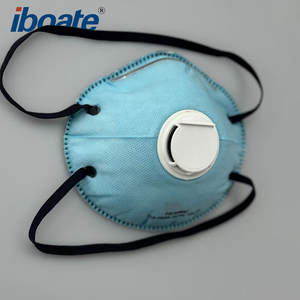 Masque à gaz jetable industriel de protection contre la poussière <span class=keywords><strong>anti</strong></span>-particules de charbon actif en forme de tasse avec valve respiratoire - Product Image 2