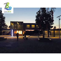 Maison préfabriquée en conteneur de 20 pieds, 5 chambres, bureau, cabine, maison modulaire, maisons préfabriquées, maison modulaire à 2 étages