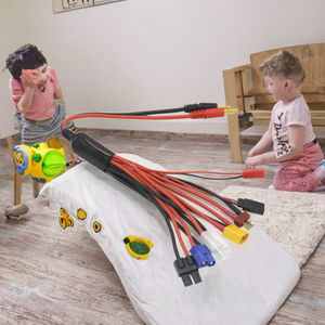 Câble multi-connecteurs RC JXY OEM avec fiche banane 4 mm, <span class=keywords><strong>Tamiya</strong></span> <span class=keywords><strong>XT60</strong></span> XT90 EC5, chargeur IMAX B6 B6AC pour drones RC (plastique) - Product Image 3