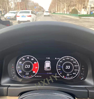 HXHY Neuestes Original Auto LCD Digital Cluster Virtuelles Cockpit Tachometer für Volkswagen VW Scirocco Tiguan Golf 6 GTI