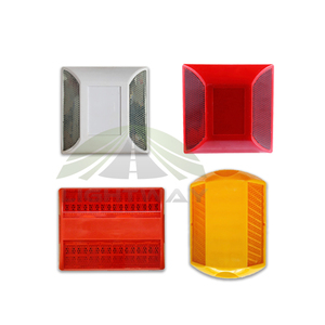 Reflectores Solares Cuadrados para Carretera, de Doble Cara, <span class=keywords><strong>ABS</strong></span>, IP68, Impermeables, de Alto Brillo, sin Necesidad de Energía, Montaje en Suelo - Product Image 5