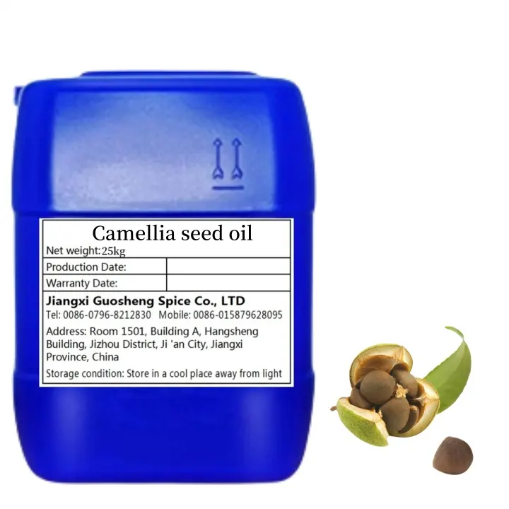 Huile essentielle pure de graines de camélia pour l'aromathérapie et l'usage thérapeutique dérivé de la catégorie d'huile essentielle