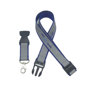 Correa Reflectante de Alta Gama para Cinturón de Seguridad de Avión QM, Impresión Serigráfica, Cordones Reflectantes Personalizados con Logotipo - Product Image 6