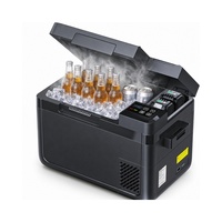 Réfrigérateur de voiture grande capacité 25L 26QT, réfrigérateur à compresseur 12V 24V, glacière électrique alimentée par batterie
