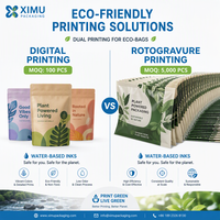 Sachet Doypack Écologique Recyclable en Papier Kraft PE Végétal Anti-Odeur Haute Résistance à l'Humidité/Oxygène pour Herbes Médicinales