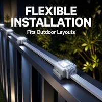 Lumière ponctuelle DMX512 RGBW IP67 à effets dynamiques de poursuite, programmable, contrôle TTL pour façade de bâtiment commercial