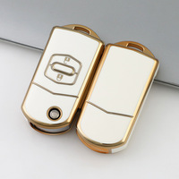 Coque de clé de voiture en caoutchouc coque de clé automatique en TPU pour Volkswagen Mercedes Audi Toyota