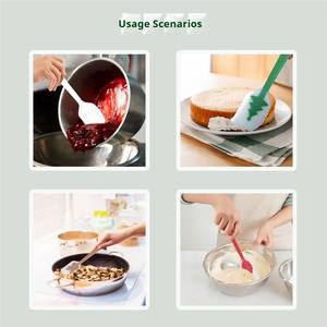 Spatule en silicone en gros pour la pâtisserie, outils de cuisson, spatule à crème pour gâteaux, spatule à beurre - Product Image 4