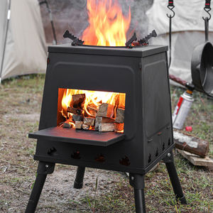 <span class=keywords><strong>Estufa</strong></span> de leña portátil pequeña para mochileros, <span class=keywords><strong>estufa</strong></span> de cohete de leña para acampar de acero al carbono para senderismo al aire libre, Picnic, barbacoa - Product Image 6