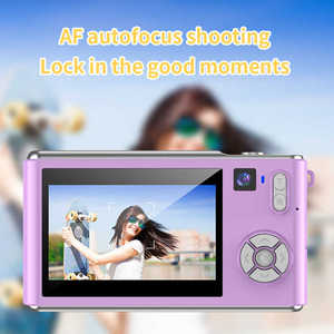 Lk005 ống kính kép 1080P trẻ em của máy ảnh kỹ thuật số xách tay nhỏ gọn du lịch nhỏ cổ điển CCD Máy Ảnh Quà Tặng cho thanh thiếu niên và Kid - Product Image 4