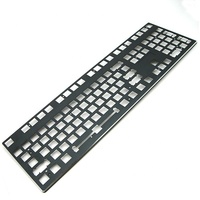 Pièces de clavier mécanique en aluminium usinées CNC avec finition anodisée, services de prototypage rapide, petites commandes acceptées