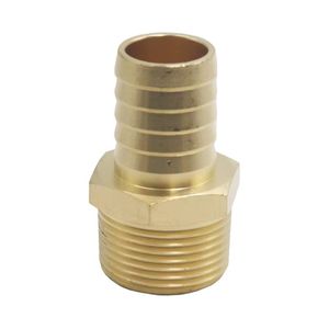 Raccord mâle hexagonal en laiton pour tuyau, finition sablée, connecteur de tube d'alimentation en eau, norme BSP, forgé - Product Image 3