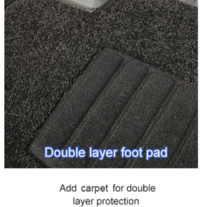 الصين المهنية إنتاج مزدوج سطح السفينة سهلة التنظيف المطاط السيارات الحصير الكلمة - Product Image 3