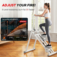 Appareil de marche sur les escaliers compact et pliable, simulateur de montée verticale, équipement de fitness complet pour le corps et cardio pour la maison