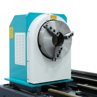 Machine de découpe de tubes ronds en acier à 5 axes, fraiseuse à chanfreiner, découpe de tuyaux en métal au plasma à flamme CNC à vendre