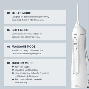 F5025A prodotti più venduti irrigatore orale 2021 Guangdong Private Label Dental Flosser - Product Image 3