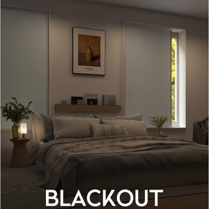 100% persianas de nido de abeja inalámbricas con aislamiento <span class=keywords><strong>térmico</strong></span> Blackout con marco de aluminio para puerta corredera - Product Image 2