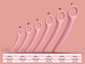 Grosir Set Dilator Vagina silikon medis 6 buah steker anal Set Dilator otot dasar panggul Kit Dilator silikon - Product Image 3