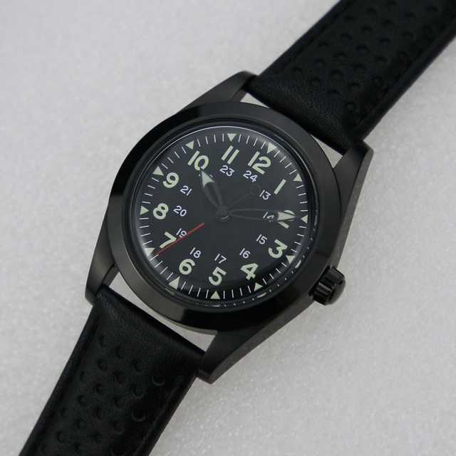 Customized Logo 316L Stainless Steel High Quality Seiko NH35 Automatic Movement Luxury 38mm Pot Cover Watch Mechanical Watches
