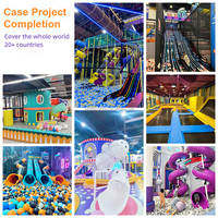 Château coquin jeux pour enfants équipement complet aire de jeux intérieure Kindgarden piscine à balles en plastique pour enfants