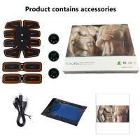 Grexemin ABS Stimulator Trainingsgerät Bauchmuskeltrainer USB-Aufladbar Krafttrainingsgerät für Männer und Frauen
