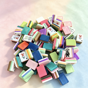 Fichas <span class=keywords><strong>de</strong></span> Mahjong con Tema Cascanueces, Juego <span class=keywords><strong>de</strong></span> <span class=keywords><strong>Ludo</strong></span> <span class=keywords><strong>de</strong></span> Acrílico Grabado <span class=keywords><strong>de</strong></span> 3 Capas, Verde Americano, 160 Piezas, para Fiestas, Regalo <span class=keywords><strong>de</strong></span> Lujo, Unisex - Product Image 3